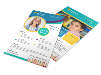 School Flyers Template Preview
