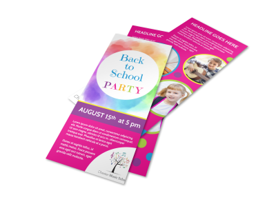 School Flyers Template Preview