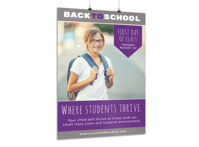 Purple Back To School