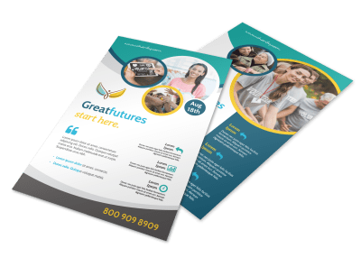 Fundraising Flyers Template Preview