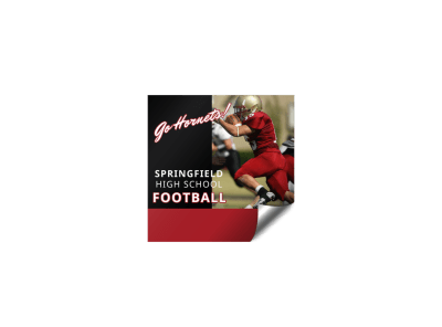 Football Booster Sticker