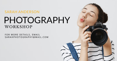 Photography Workshop Facebook Post