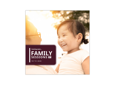 Photography Family Session Instagram Post