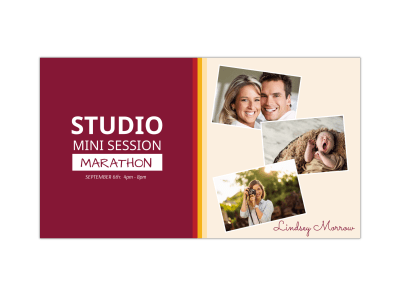 Studio Mini Session Facebook Event Cover
