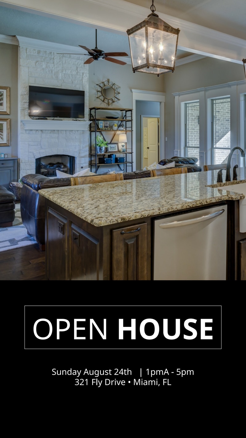 Open House Instagram Story Template