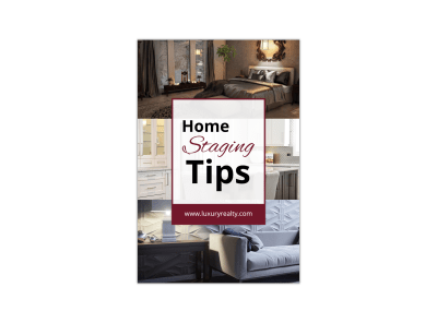 Home Staging Tips Pinterest Graphic