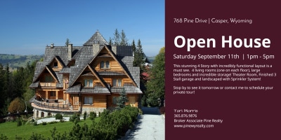Open House Twitter Post