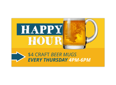Happy Hour Facebook Post