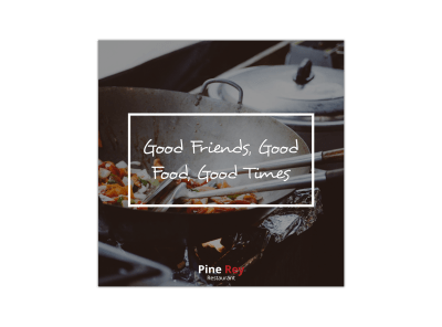 Good Friends Restaurant Instagram Post