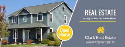 Real Estate Open House Facebook Cover