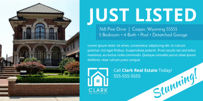 Real Estate Just Listed Twitter Post