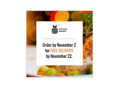 Thanksgiving Market Instagram Post