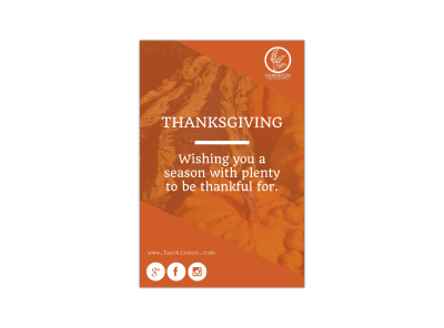 Orange Thanksgiving Pinterest