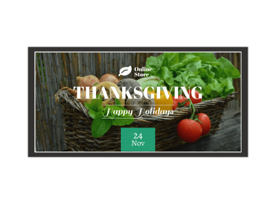 Thanksgiving Holiday Twitter Post