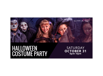 Halloween Costume Party Twitter Post