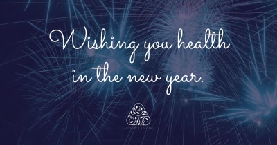 Healthy New Year's Facebook Post