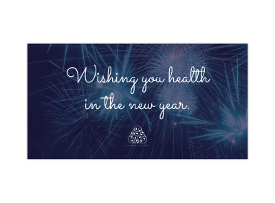 Healthy New Year's Facebook Post