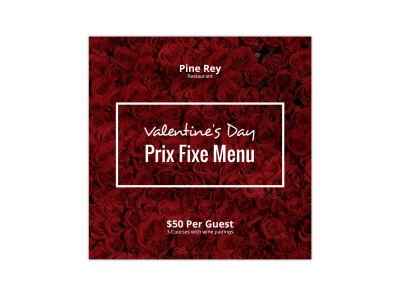 Valentine's Day Prix Fixe Blog Image