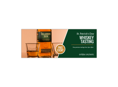 Whiskey Tasting Facebook Cover