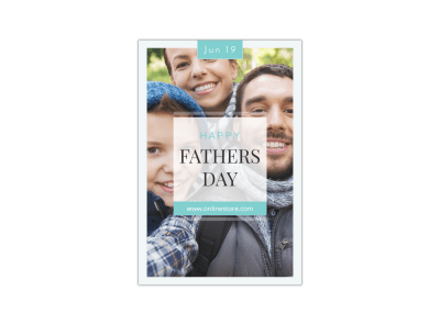 Happy Father's Day Pinterest Graphic