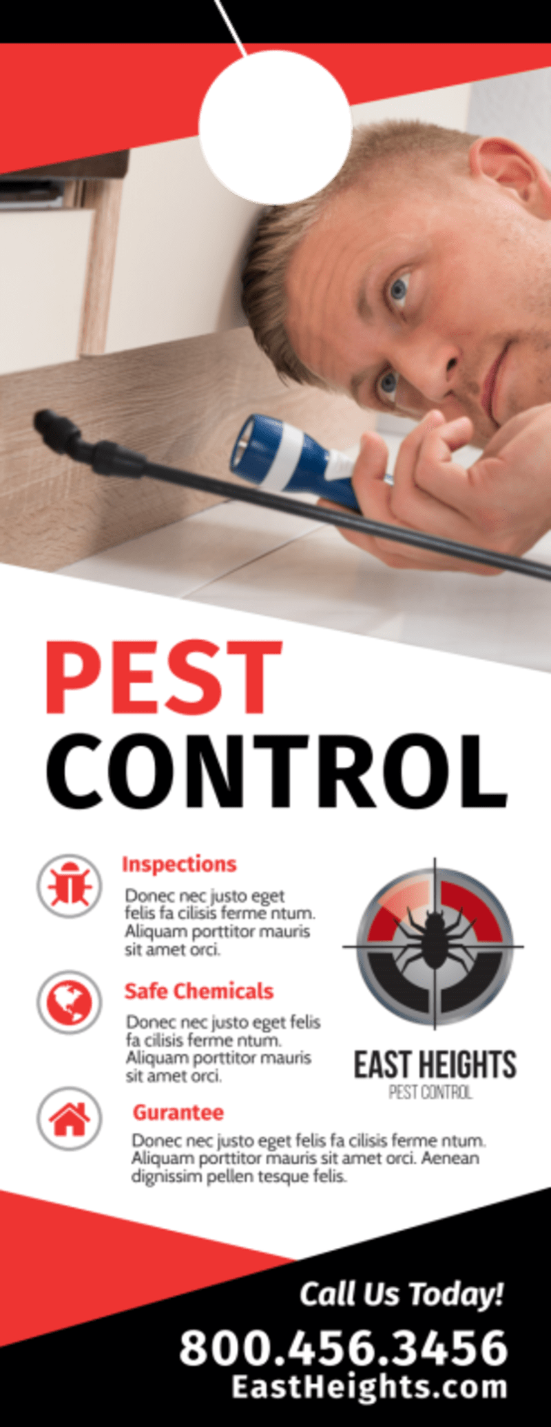 Protect Pest Control Door Hanger Template