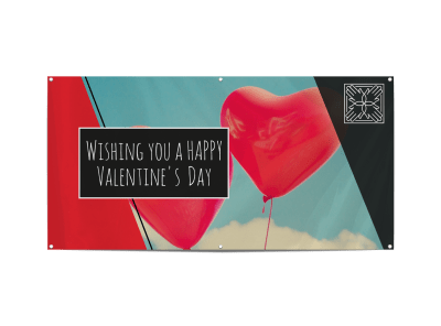 Valentine's Day Wish Banner