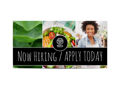 Now Hiring Apply Today Banner