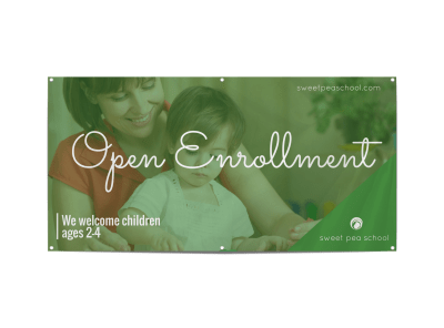 Open Enrollment Preschool Banner