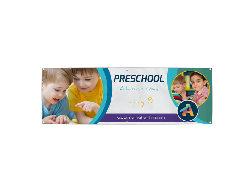 Preschool Banner Template | MyCreativeShop