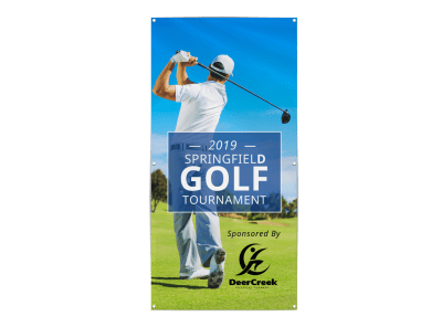 Spring Golf Tournament Banner