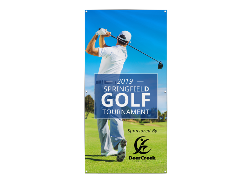 Spring Golf Tournament Banner Template