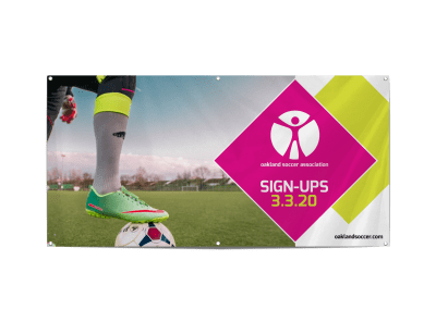 Soccer Sign-Up Banner