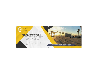 Basketball Sign-Up Banner