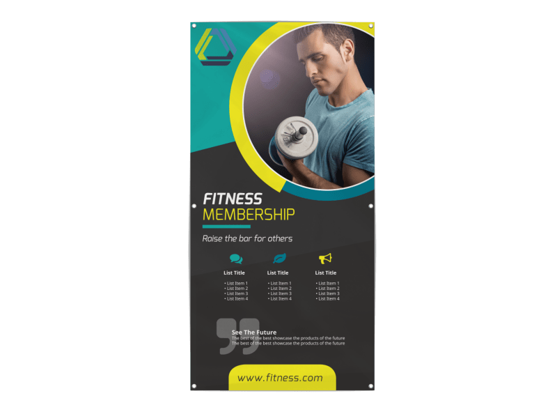 Gym Membership Banner Template