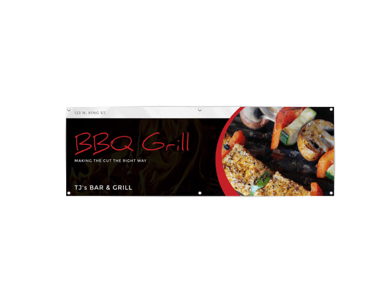 Bar & Grill Banner Template