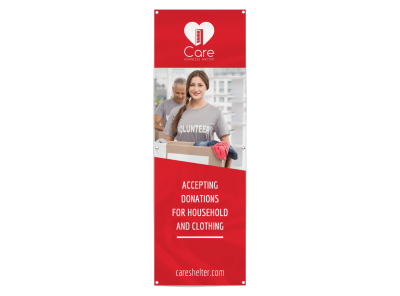 Charity Drive Banner