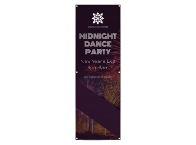 New Year's Dance Party Banner