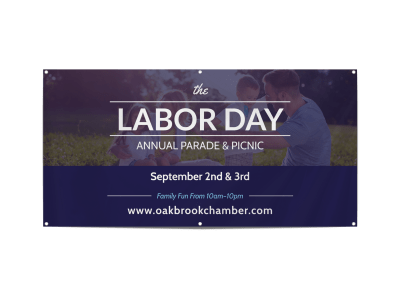 Labor Day Annual Parade Banner