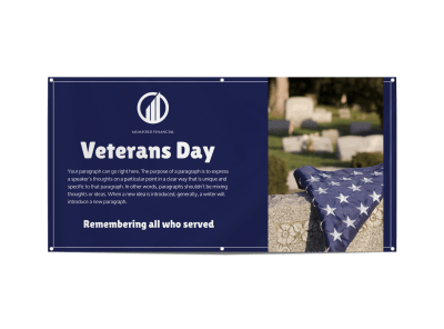 Veterans Day Special Banner