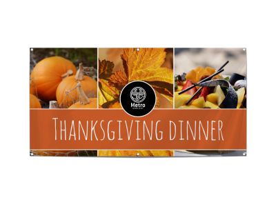 Thanksgiving Dinner Banner