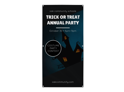 Halloween Party Banner