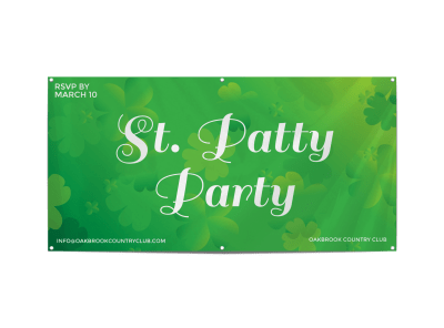 St. Patty Party Banner