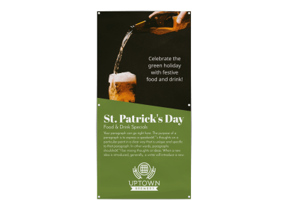 St Patrick's Day Banner