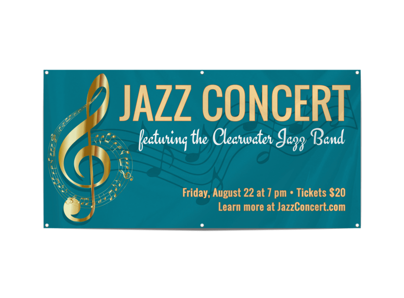 Awesome Jazz Concert Banner Template