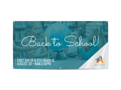 School Banners Template Preview