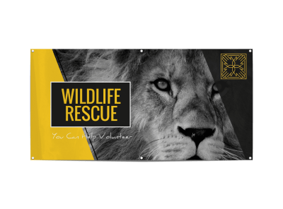 Wildlife Rescue Fundraiser Banner
