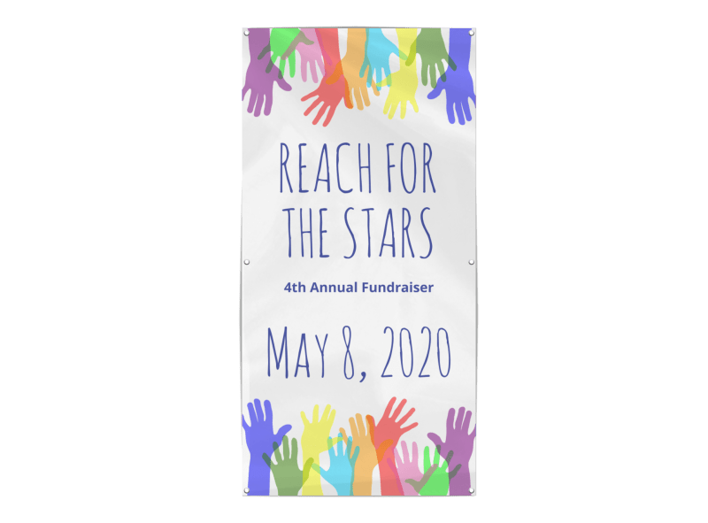 Stars Fundraiser Banner Template