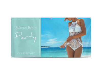 Summer Beach Party Banner
