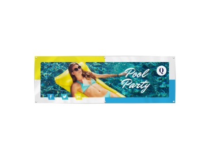 Pool Party Banners Template Preview