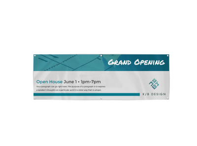 Modern Grand Opening Banner
